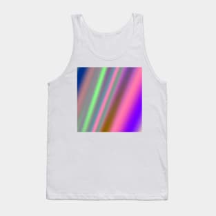 blue green red abstract texture pattern design Tank Top